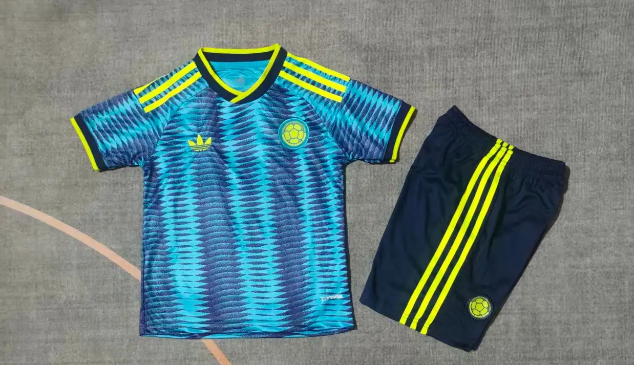 Camiseta Colombia Conjunto Ninos Segunda 2026 2027 Camiseta Colombia Conjunto Niños Segunda 2026 2027