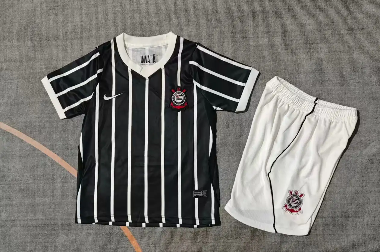 Camiseta Corinthians Paulista Conjunto Ninos Segunda 2026 2027 Camiseta Corinthians Paulista Conjunto Niños Segunda 2026 2027