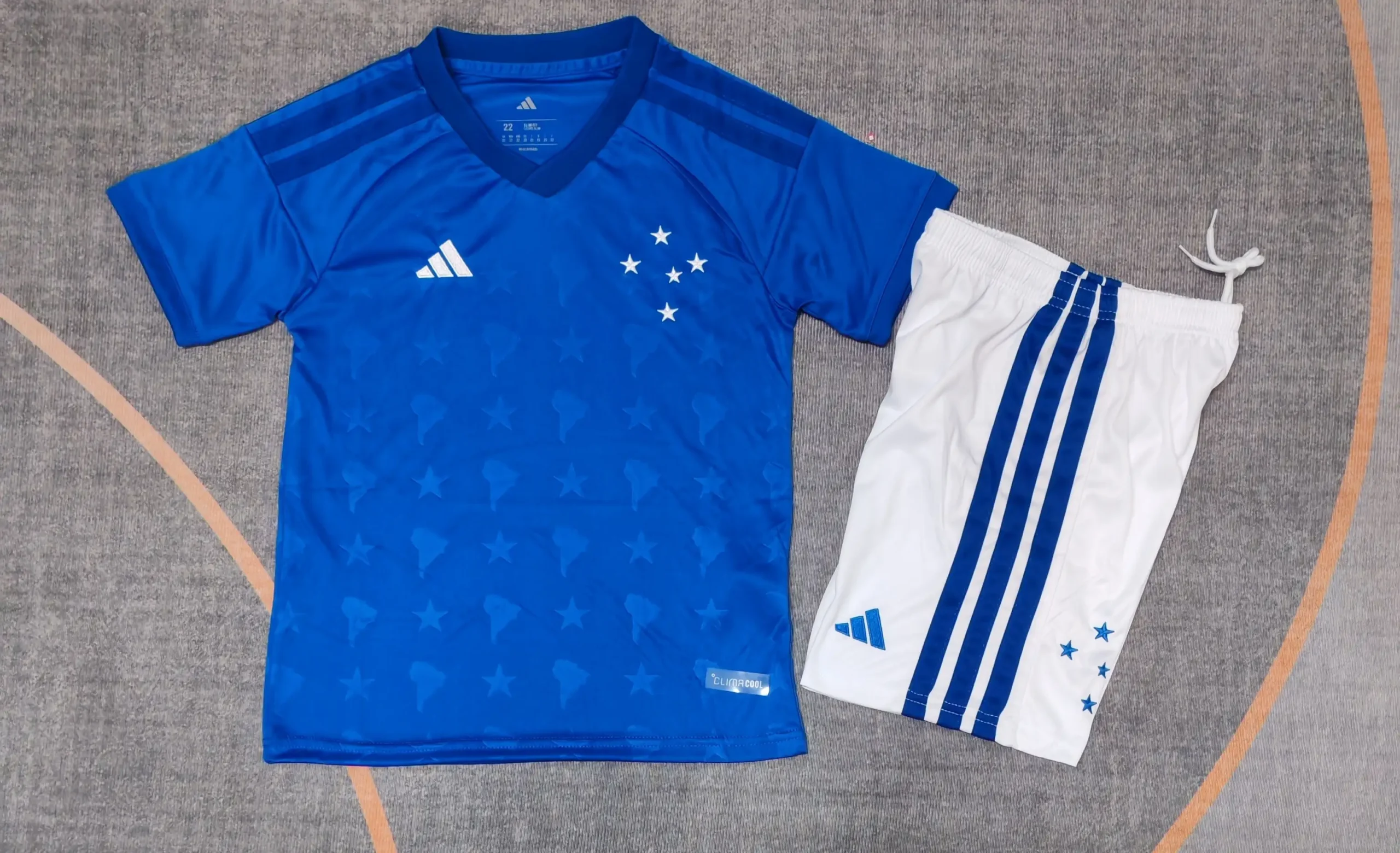 Camiseta Cruzeiro EC Conjunto Ninos Primera 2026 2027 Camiseta Cruzeiro EC Conjunto Niños Primera 2026 2027