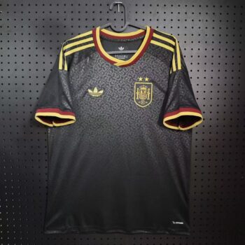 Camiseta Especial 2-Star España 2026 2027 Negro-Versión Hincha
