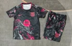 Camiseta FC Barcelona Conjunto Niños Dragón 2026 2027 Negro Rosa