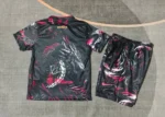 Camiseta FC Barcelona Conjunto Ninos Dragón 2026 2027 Negro Rosa