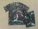 Camiseta FC Barcelona Conjunto Ninos Dragón 2026 2027 Negro Verde