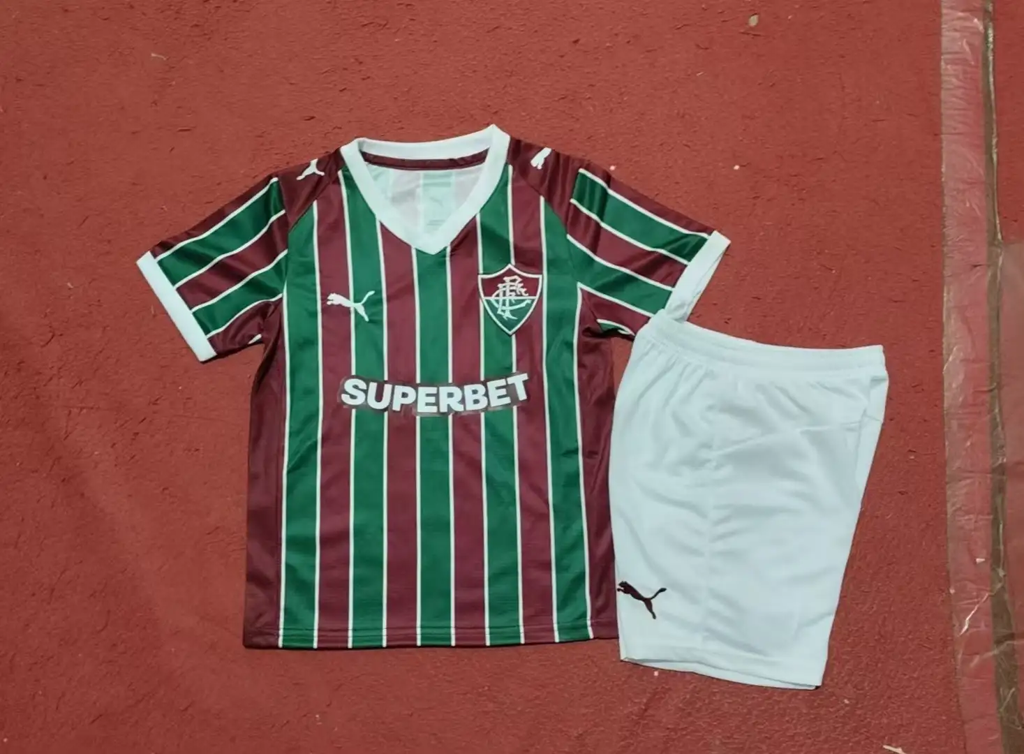 Camiseta Fluminense Conjunto Ninos Primera 2026 2027 Camiseta Fluminense Conjunto Niños Primera 2026 2027