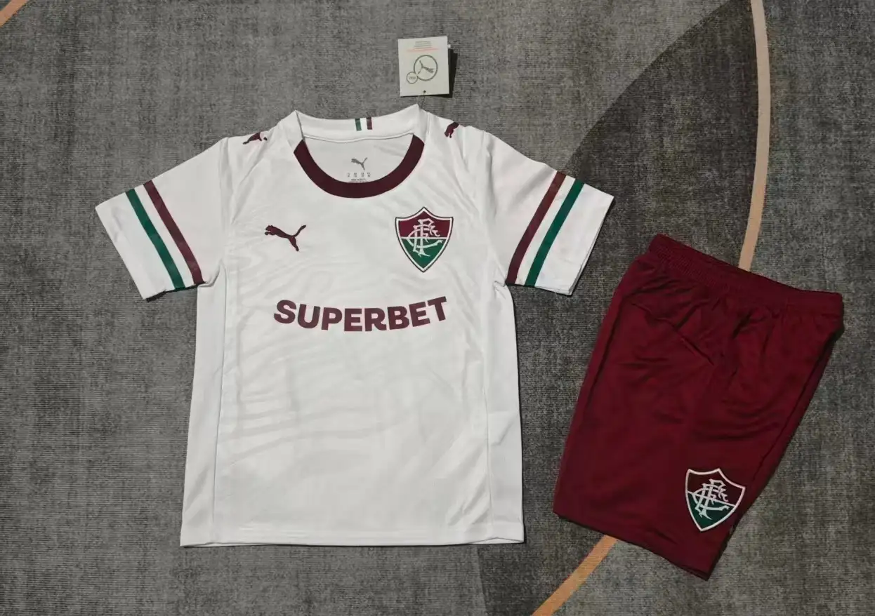 Camiseta Fluminense Conjunto Ninos Segunda 2026 2027 Camiseta Fluminense Conjunto Niños Segunda 2026 2027