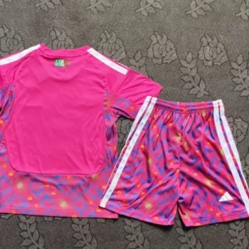 Camiseta México Conjunto Niños Portero 2026 2027 Rosa_1