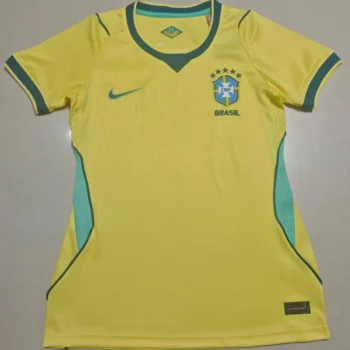 Camiseta Primera Brasil Mujer 2026 2027-Versión Hincha