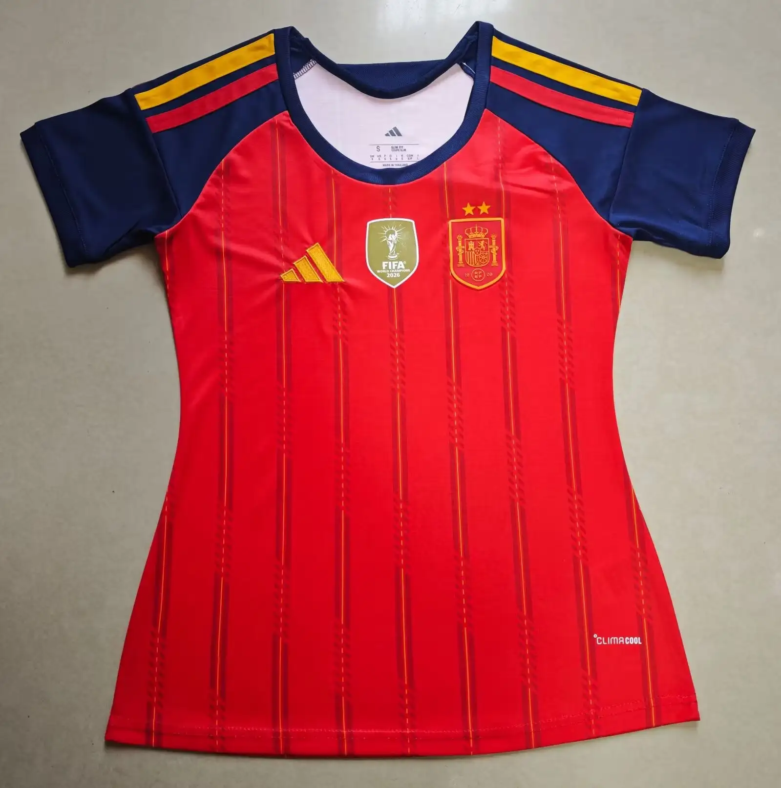 Camiseta Primera Espana Mujer 2026 2027 Champion-Versión Hincha Camiseta Primera España Mujer 2026 2027 Champion-Versión Hincha