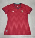 Camiseta Primera Portugal Mujer 2026 2027-Versión Hincha