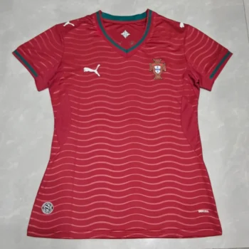 Camiseta Primera Portugal Mujer 2026 2027-Versión Hincha