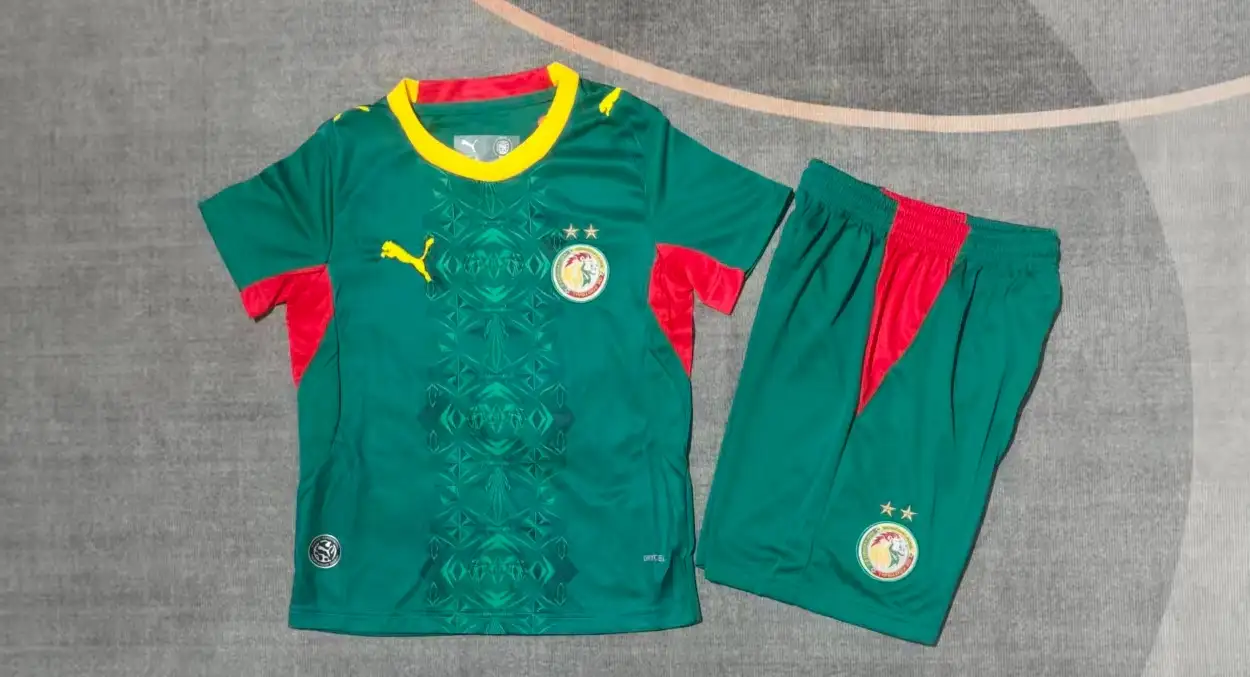 Camiseta Senegal Conjunto Ninos Segunda 2026 2027 Camiseta Senegal Conjunto Niños Segunda 2026 2027